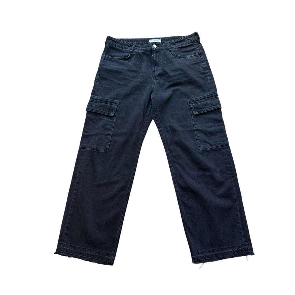 Mango POCKET CARGO JEANS size 12 - Picture 4 of 13